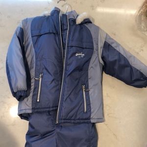 Osh Kosh Preschool Girl Ski coat and bib set